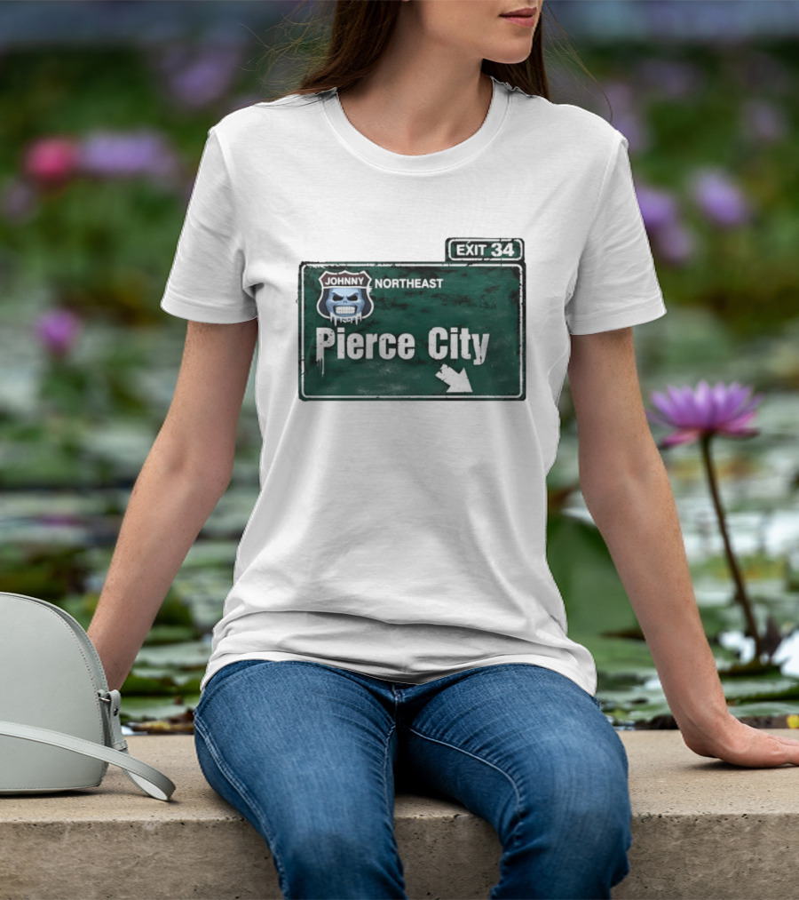 Johnny Northeast Pierce City Exit 34 T-Shirt