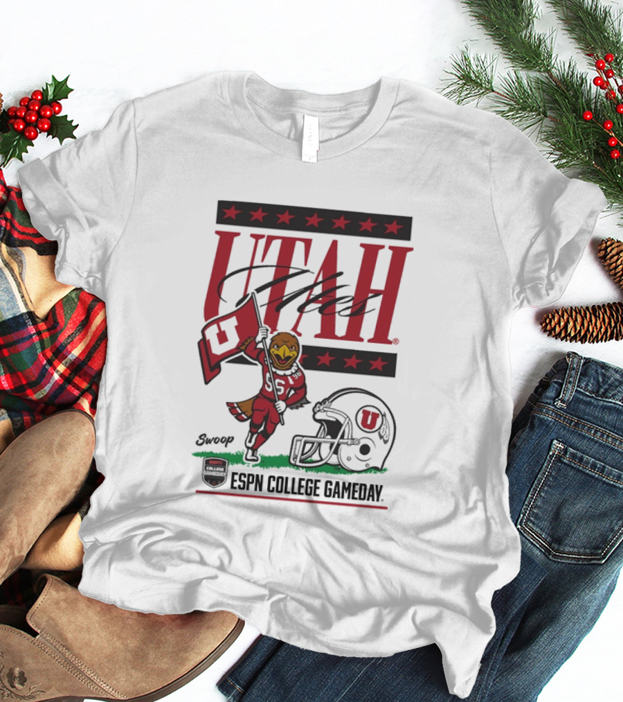 Utah Utes Swoop ESPN College GameDay Football Spirit 2026 Salt Lake City T-Shirt
