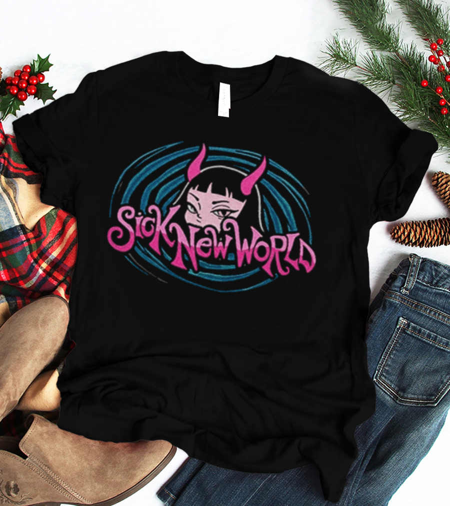 Sick New World 2026 Devil Girl Spiral Texas Motor Speedway Fort Worth October 24 T-Shirt