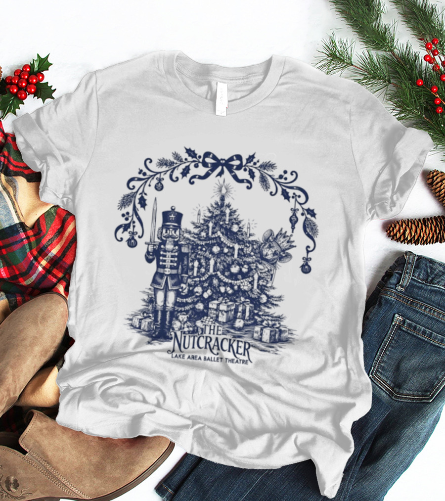The Nutcracker Lake Area Ballet Theatre 2026 Christmas Performance Elegant T-Shirt