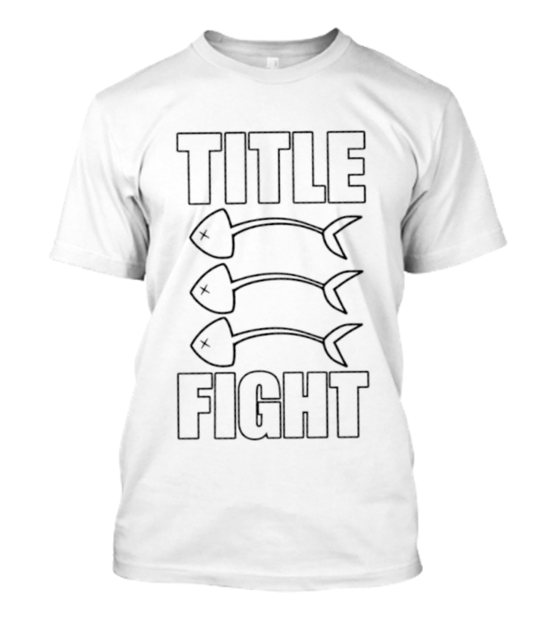 Title Fight Fish Bones Hardcore Punk Shoegaze T-Shirt