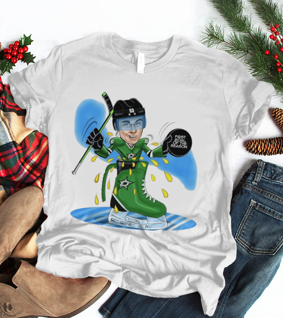 Wyatt Johnston Dallas Stars First Goal Of The Season 53 Hockey 2026 T-Shirt