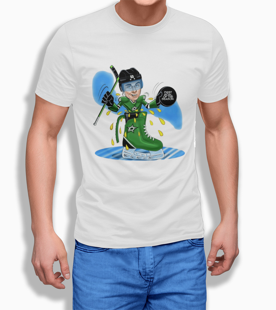 Wyatt Johnston Dallas Stars First Goal Of The Season 53 Hockey 2026 T-Shirt