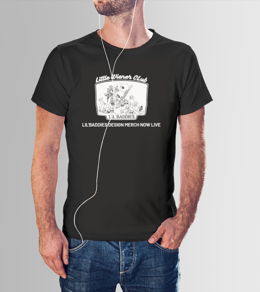 Little Wiener Club Lil' Baddies Dachshund Merch Now Live T-Shirt