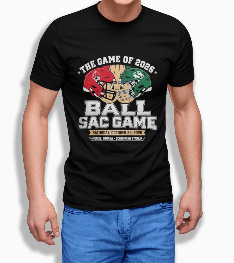 The Game Of 2026 Ball Sac Game Muncie Indiana Saturday October 3rd T-Shirt