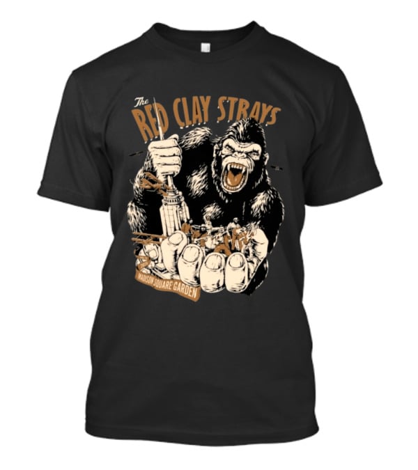 The Red Clay Strays Madison Square Garden New York 2026 Gorilla Empire State Building T-Shirt