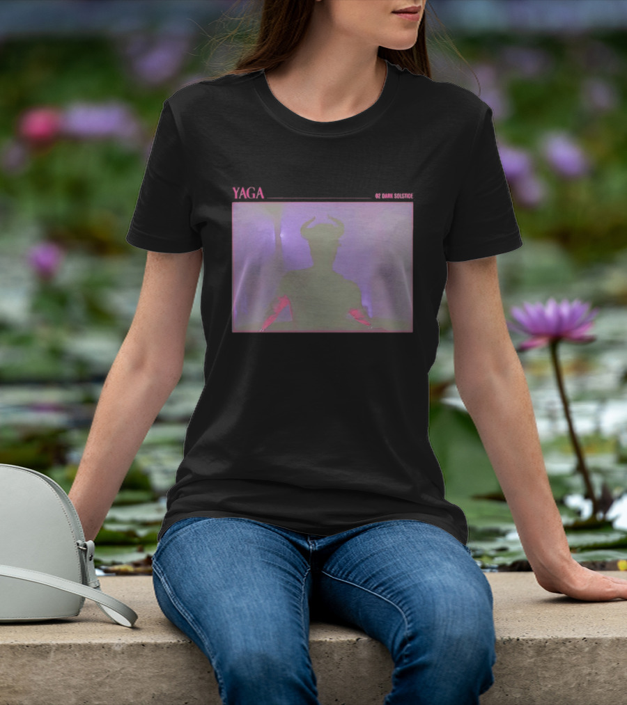 Yaga Dark Solstice Mystical Atmosphere Horned T-Shirt