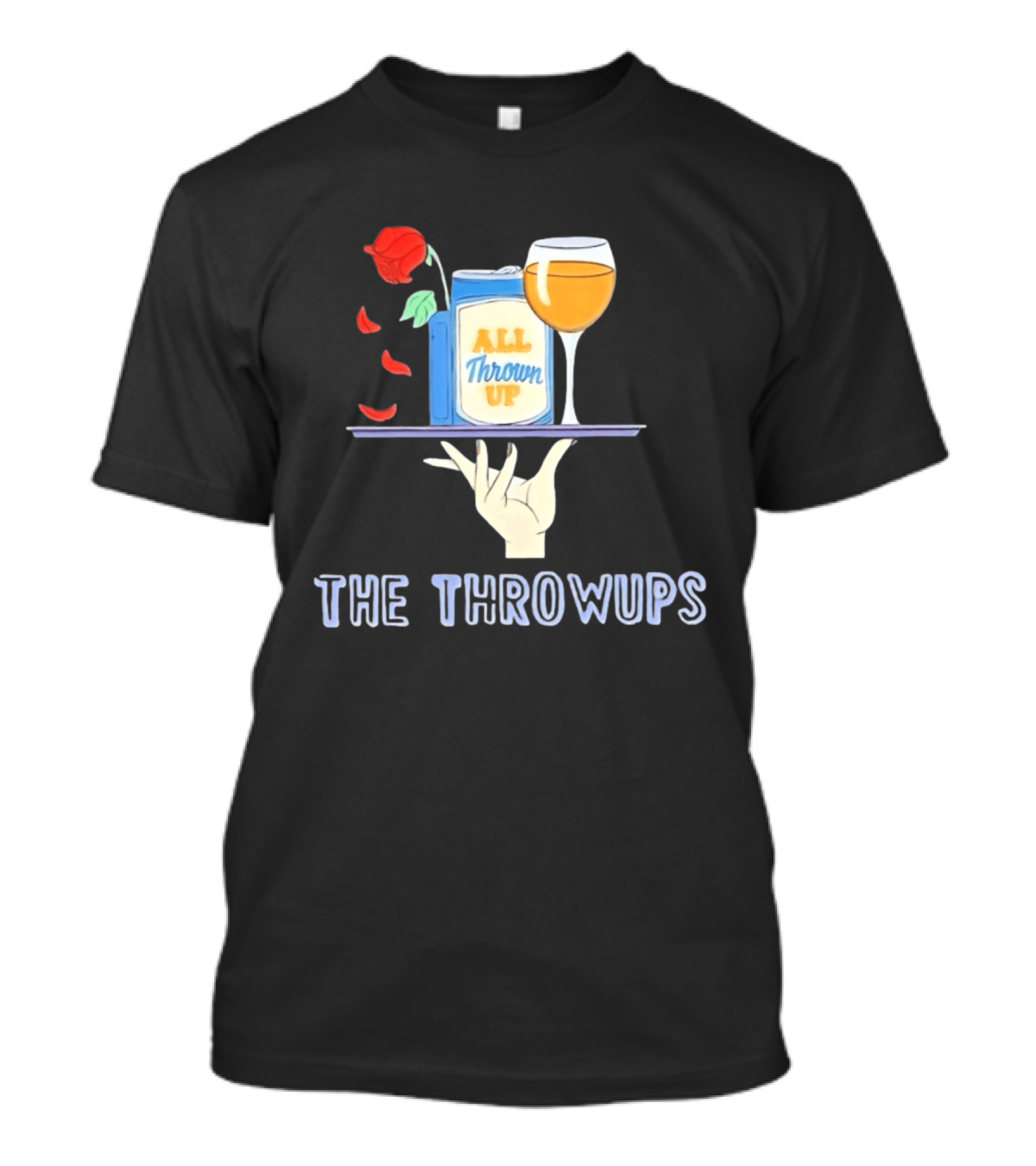 All Thrown Up The Throwups Rose And Wine Combo T-Shirt