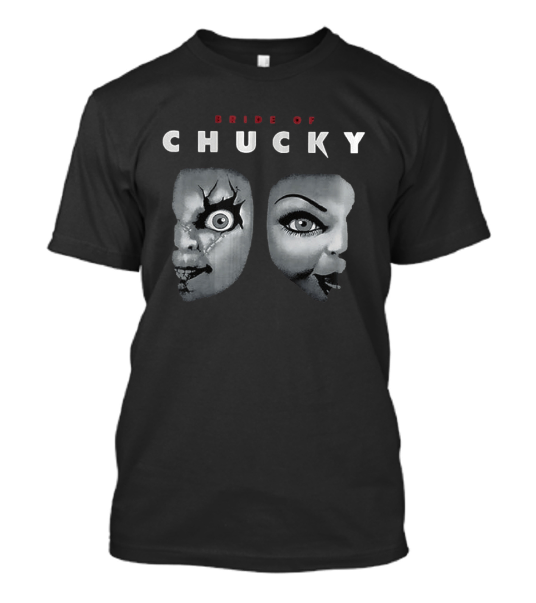 Bride Of Chucky October 16 1998 Chucky Gets Lucky Two Sided Faces T-Shirt
