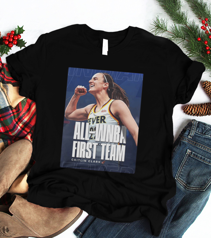 Caitlin Clark All WNBA First Team Indiana Fever 2026 T-Shirt