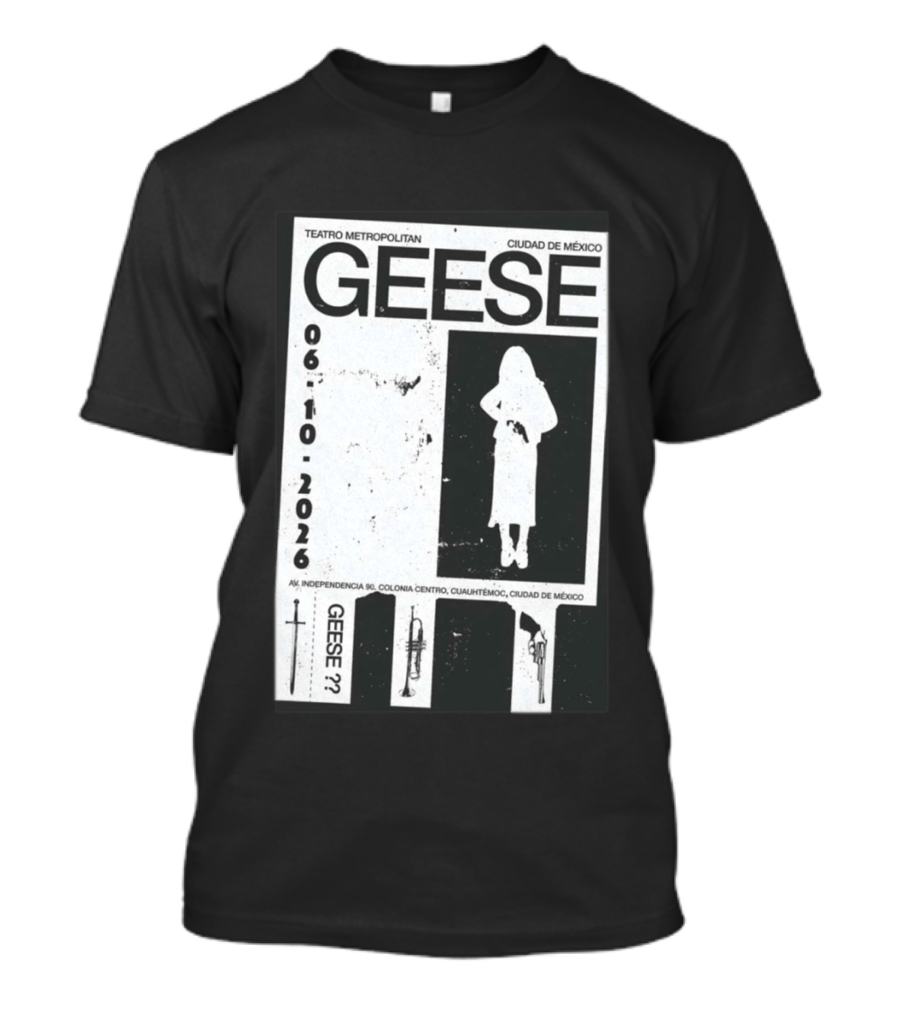 Geese Teatro Metropolitan Ciudad De México 06 10 2026 Concert Event T-Shirt