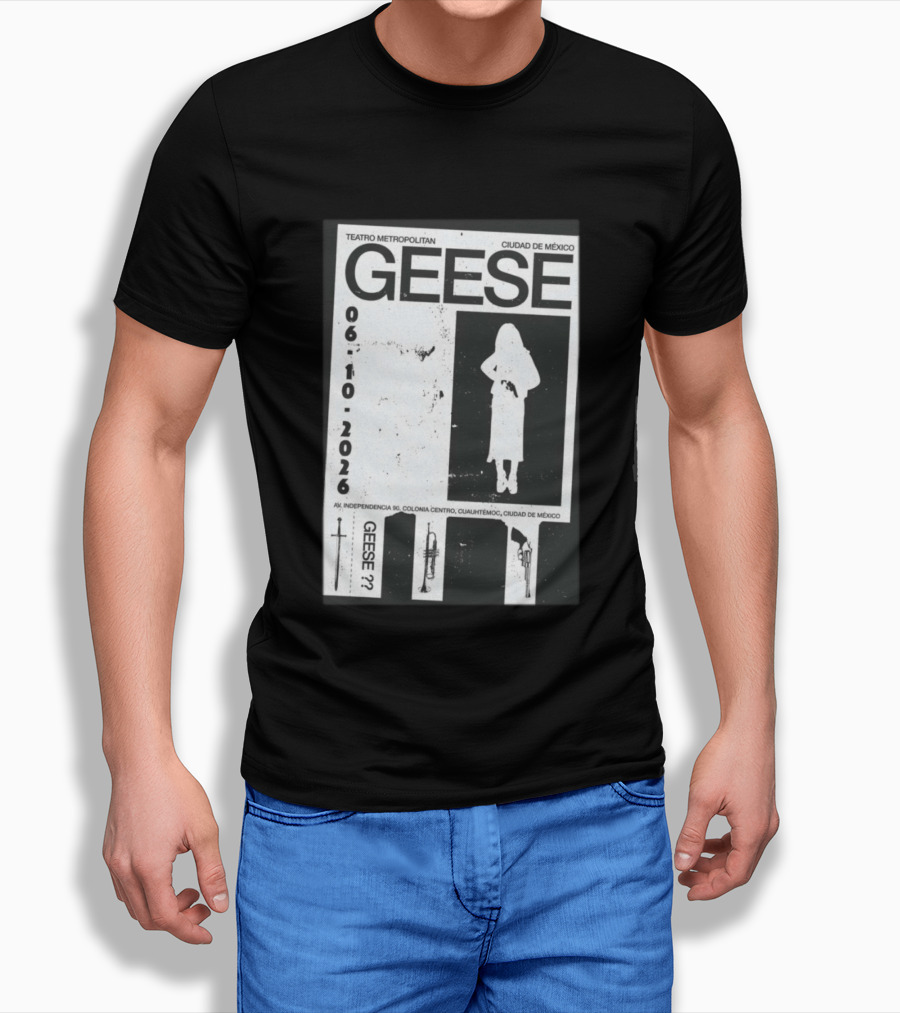 Geese Teatro Metropolitan Ciudad De México 06 10 2026 Concert Event T-Shirt