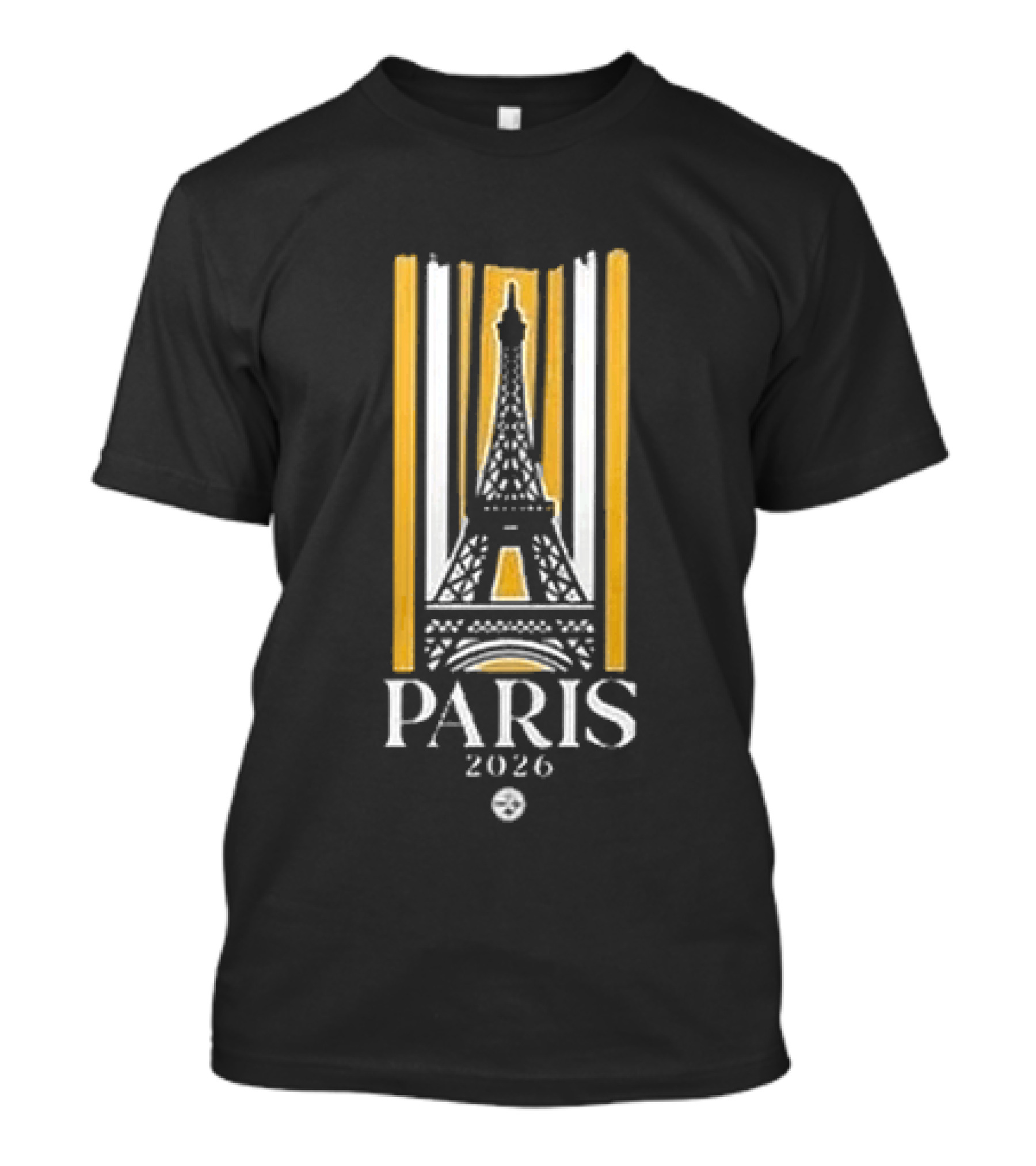 Pittsburgh Steelers Paris 2026 Eiffel Tower Football Event T-Shirt