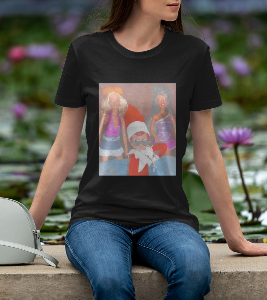 Scout Elf Barbie Christmas Club Party T-Shirt