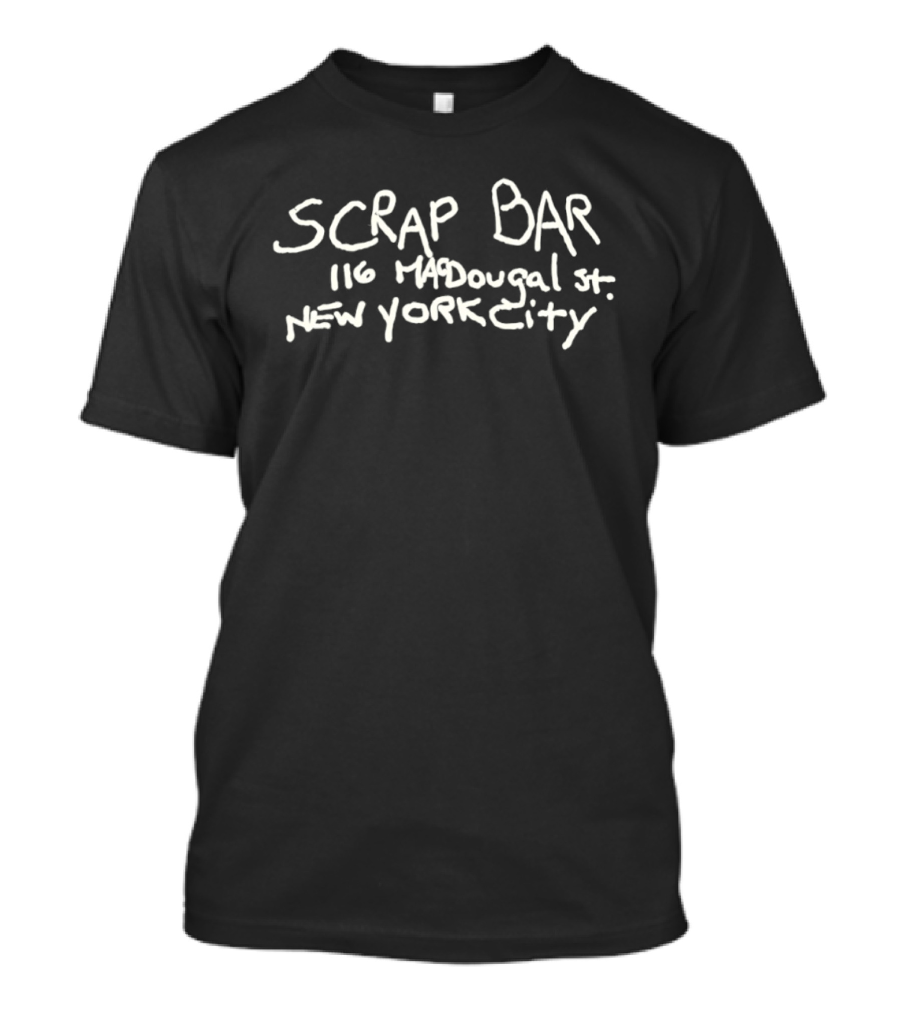 SCRAP BAR 116 Macdougal St New York City Nostalgic Venue Reference T-Shirt