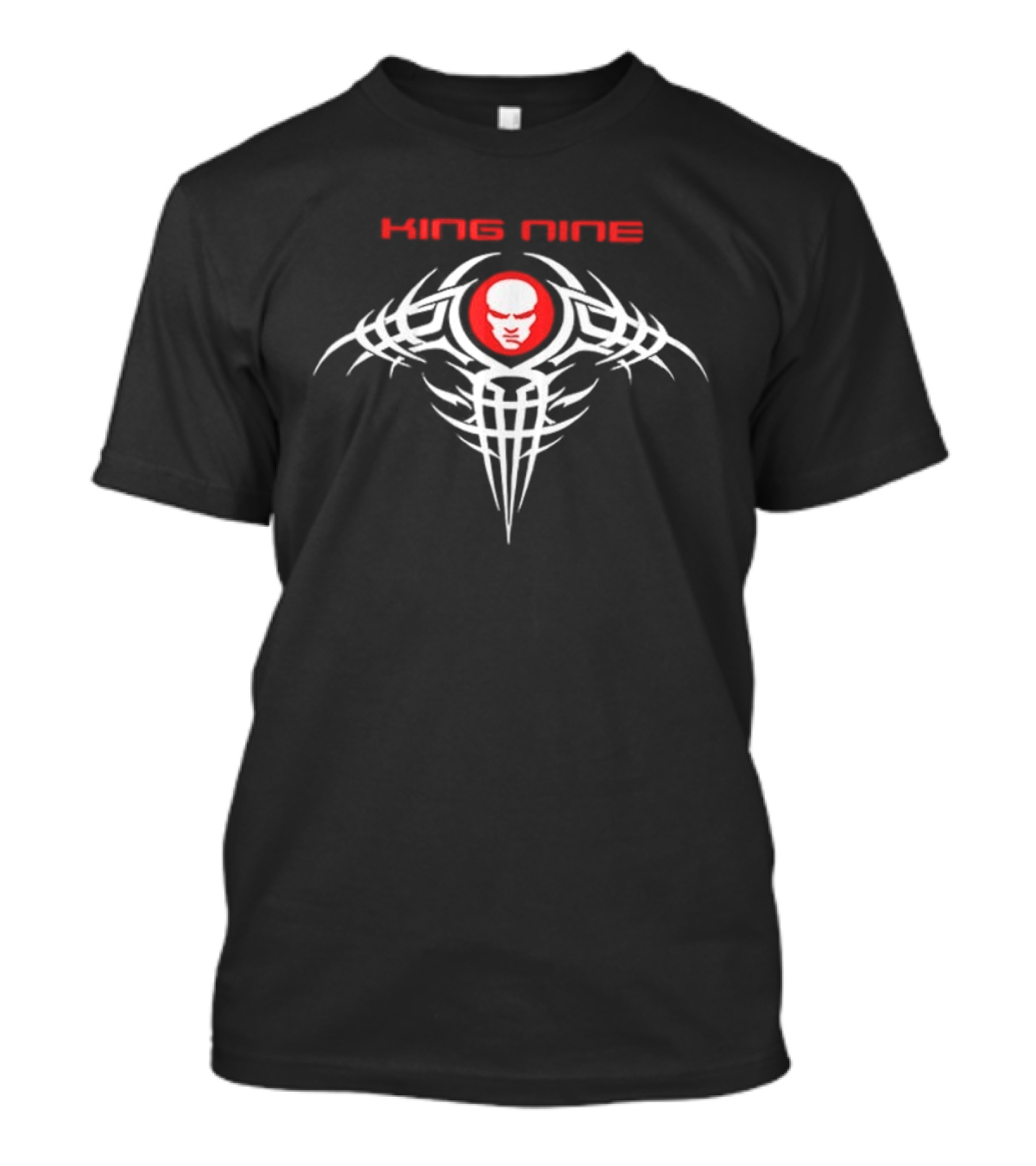 Hardcore XR King Nine Tribal Symbol Red Face T-Shirt