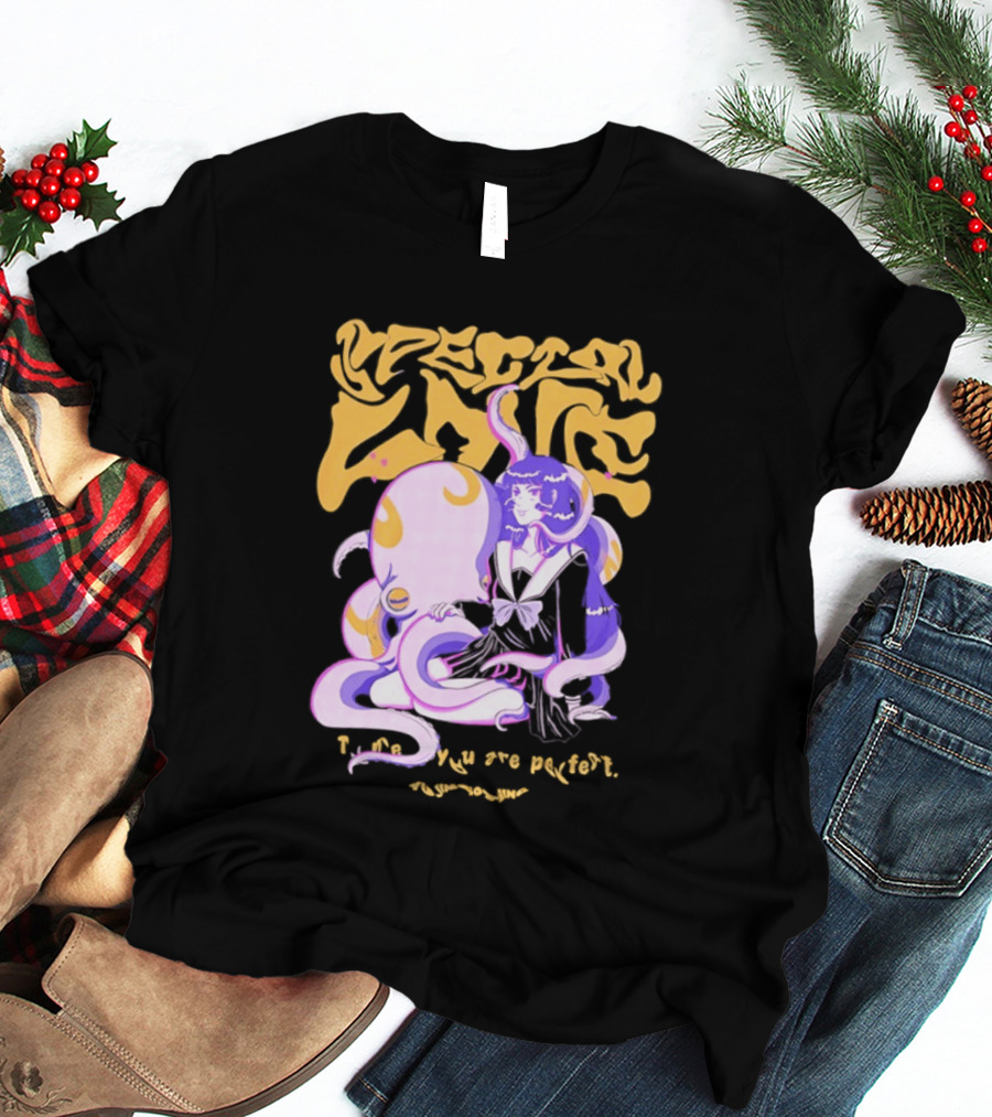 Special Love Anime Girl With Octopus You Are Perfect T-Shirt