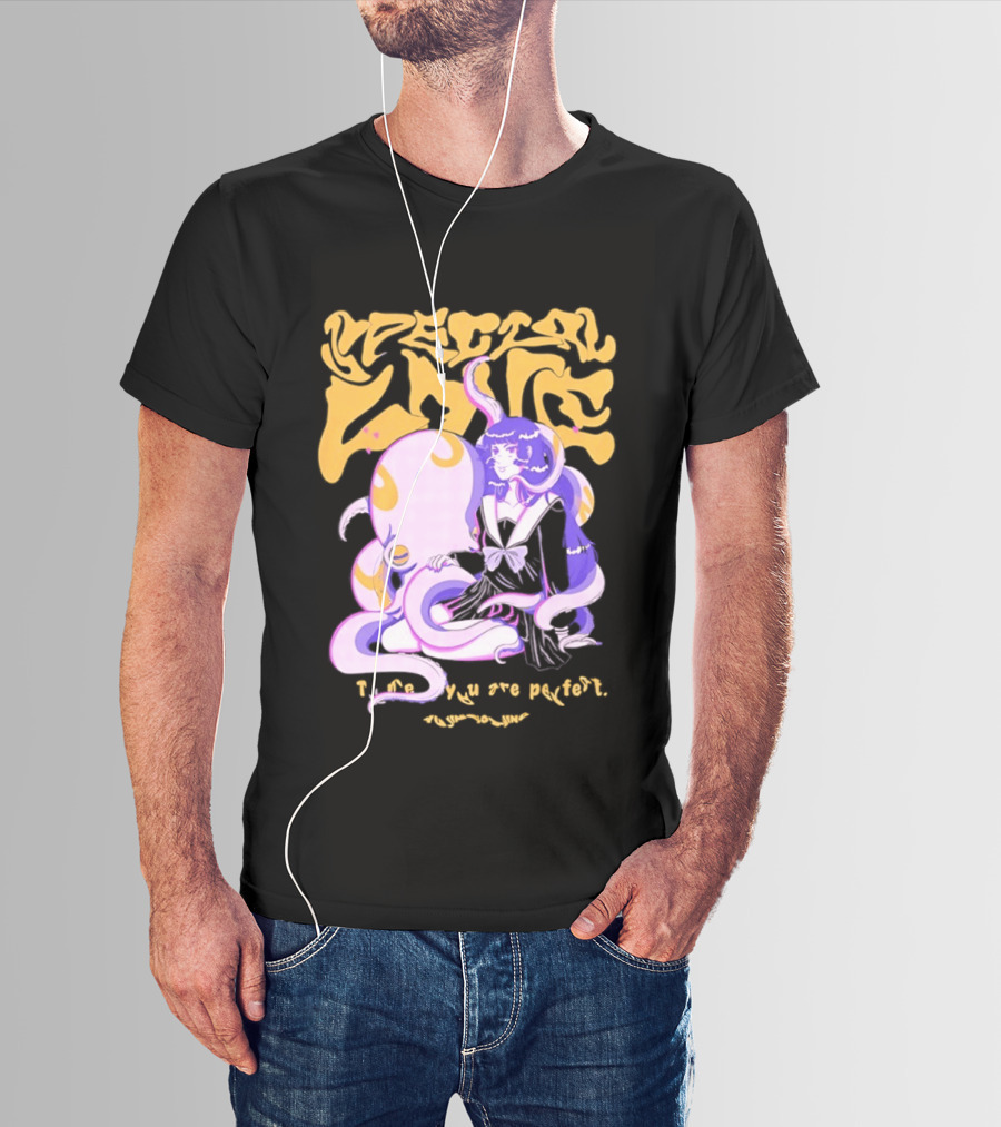 Special Love Anime Girl With Octopus You Are Perfect T-Shirt