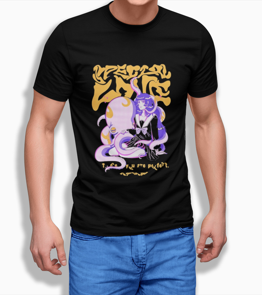 Special Love Anime Girl With Octopus You Are Perfect T-Shirt