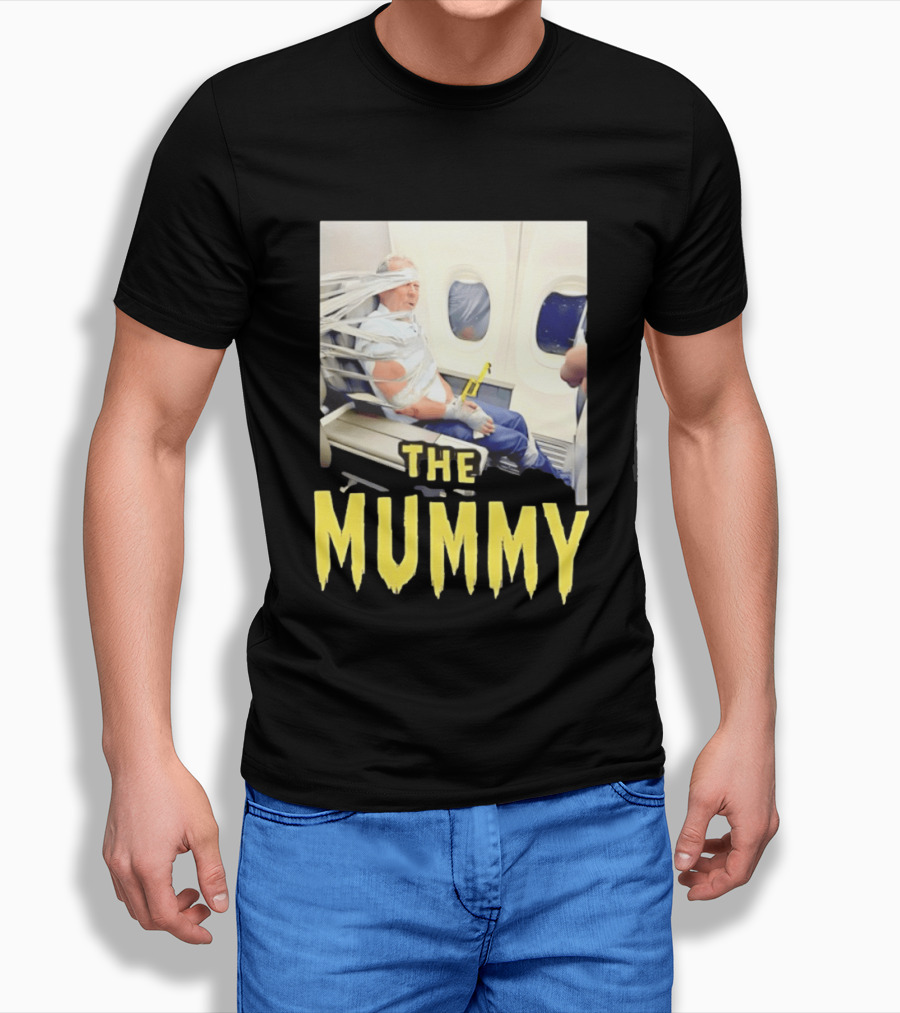 The Mummy Airplane Tape Duct Layne Arthur Lundeen T-Shirt