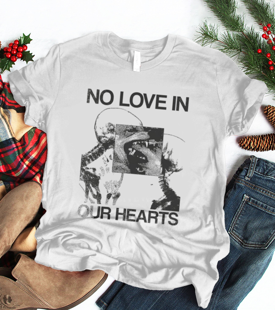 No Love In Our Hearts Abstract Floral T-Shirt