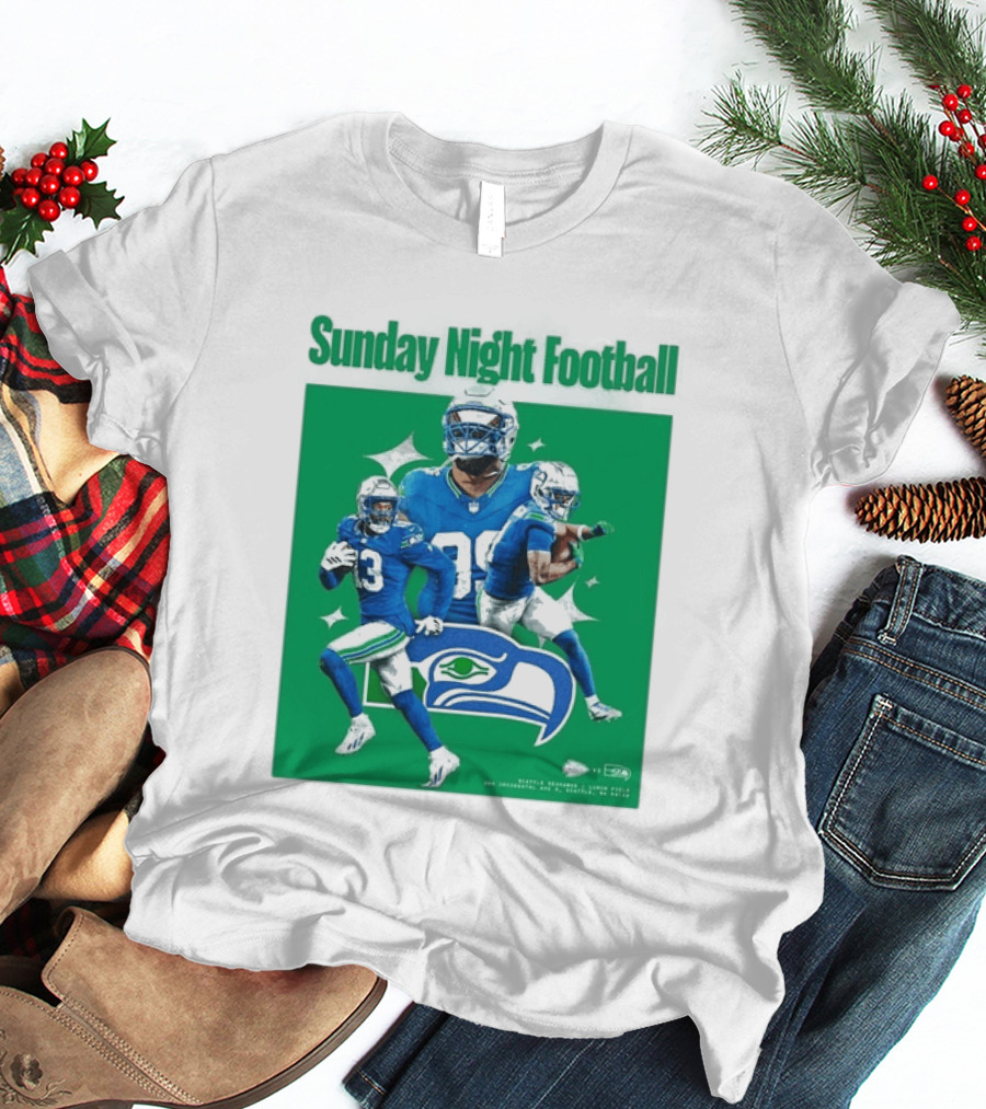 Sunday Night Football Seattle Seahawks 2026 NFL Matchup Vs Kansas City Chiefs T-Shirt