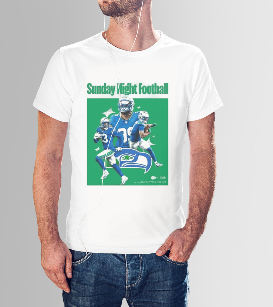 Sunday Night Football Seattle Seahawks 2026 NFL Matchup Vs Kansas City Chiefs T-Shirt