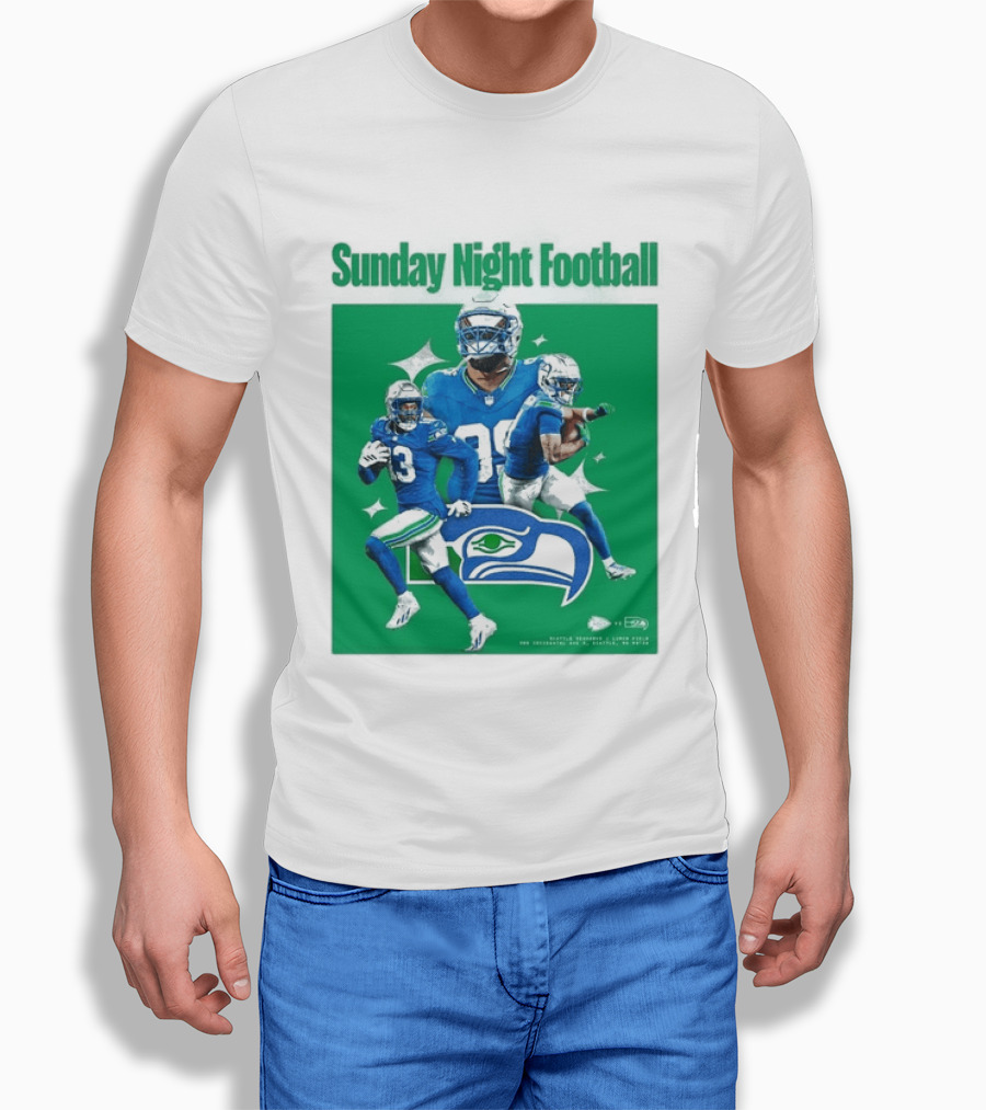 Sunday Night Football Seattle Seahawks 2026 NFL Matchup Vs Kansas City Chiefs T-Shirt