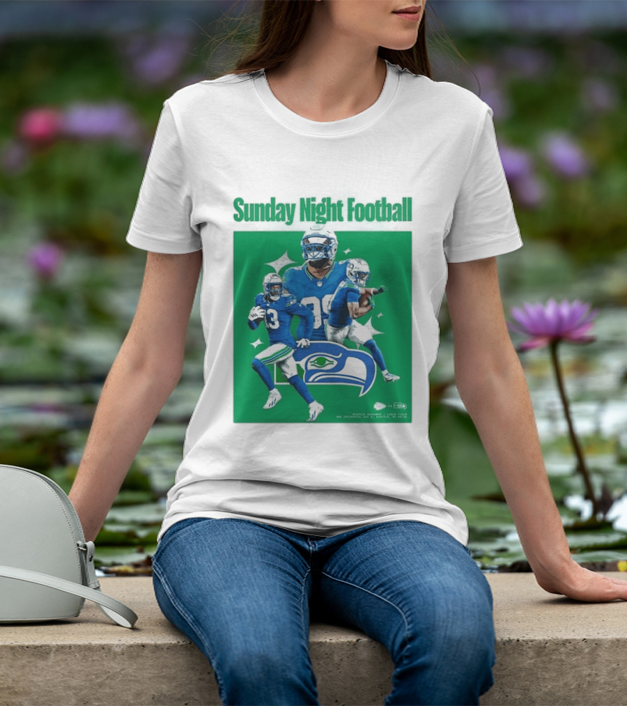 Sunday Night Football Seattle Seahawks 2026 NFL Matchup Vs Kansas City Chiefs T-Shirt