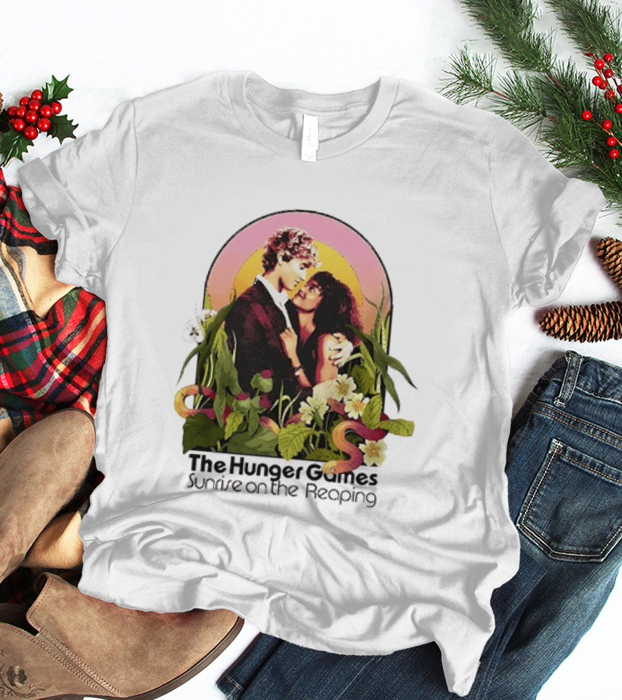 The Hunger Games Sunrise On The Reaping Blossoming Connection T-Shirt