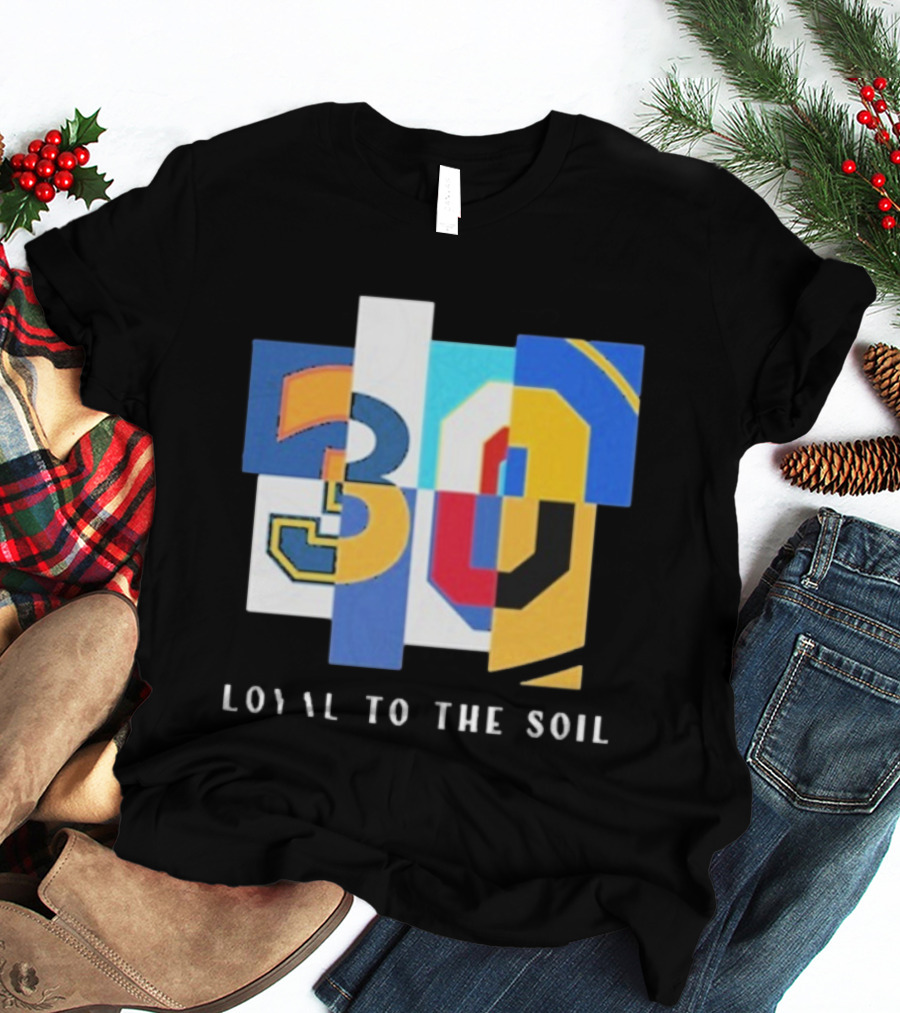 30 Loyal To The Soil Sports-Inspired Patchwork Style T-Shirt
