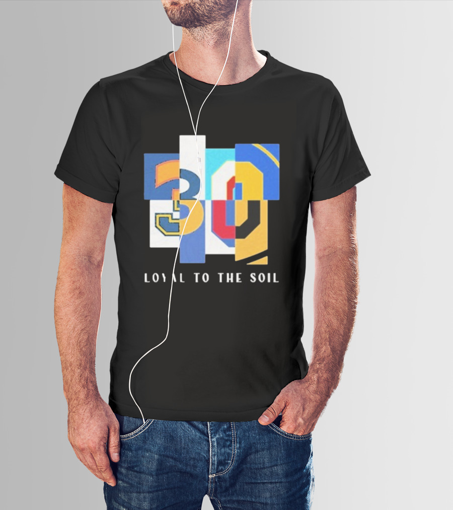 30 Loyal To The Soil Sports-Inspired Patchwork Style T-Shirt