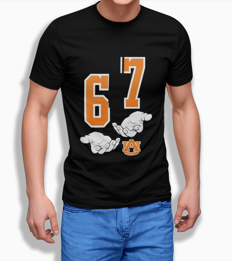 Auburn Tigers 67 Rock Paper Scissors Fun T-Shirt