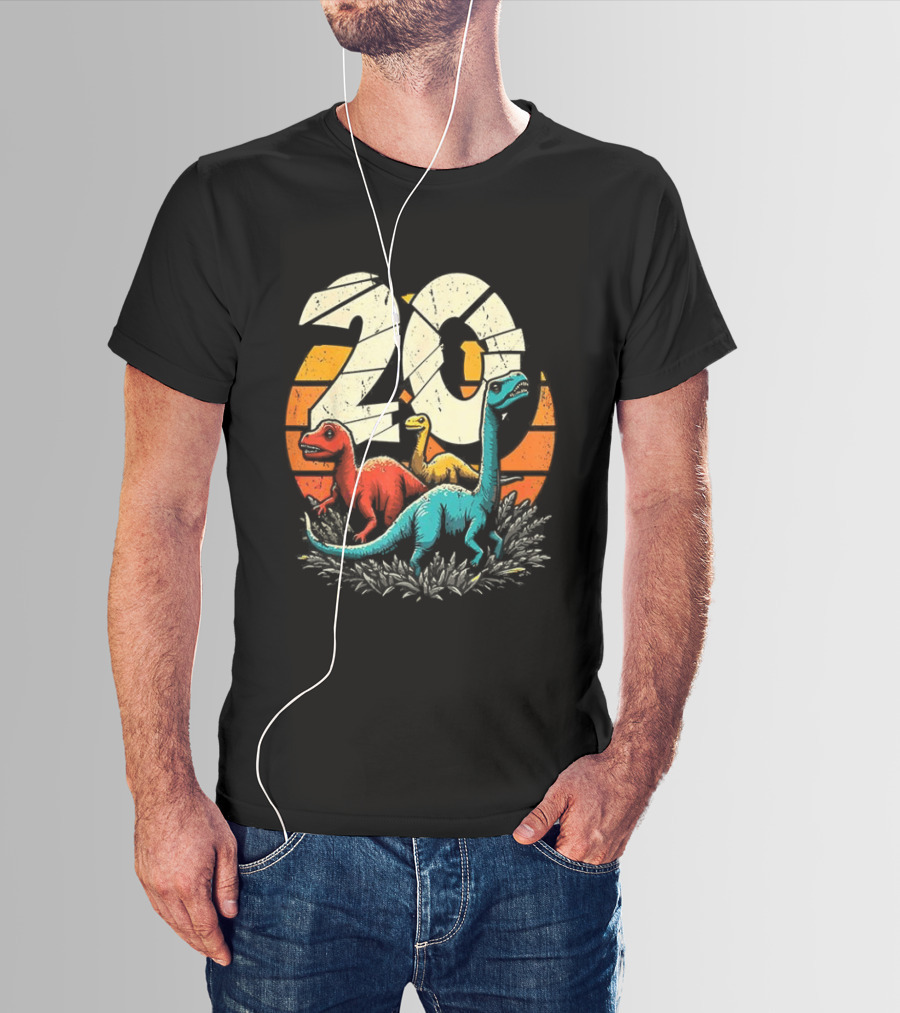 20 Year Old Dinosaur Prehistoric Times T-Shirt