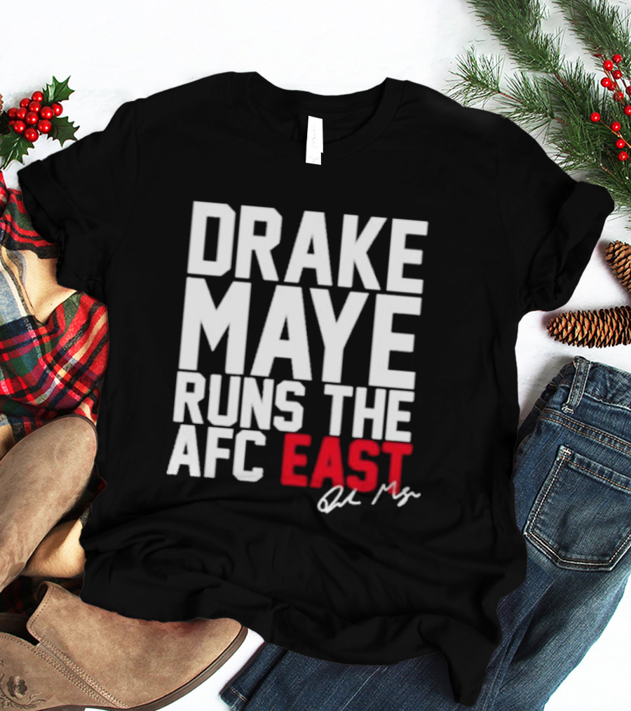 Drake Maye Runs The AFC East T-Shirt