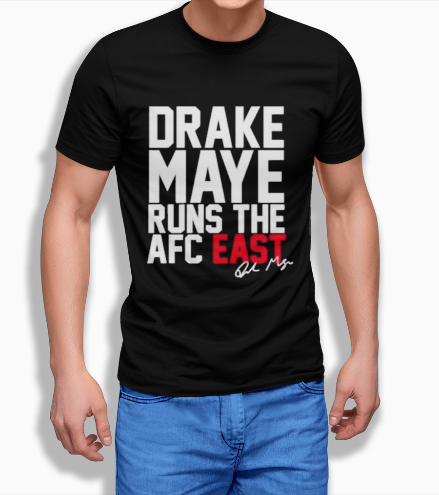 Drake Maye Runs The AFC East T-Shirt
