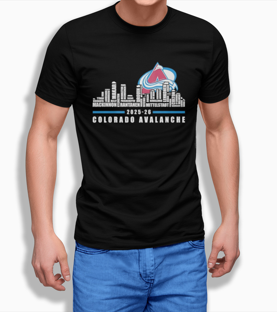 Colorado Avalanche 2025 26 City Skyline T-Shirt
