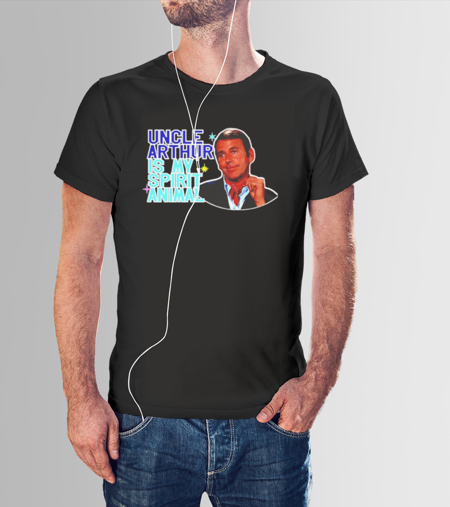 Uncle Arthur Is My Spirit Animal Bewitched Tribute Retro TV Fan Favorite T-Shirt