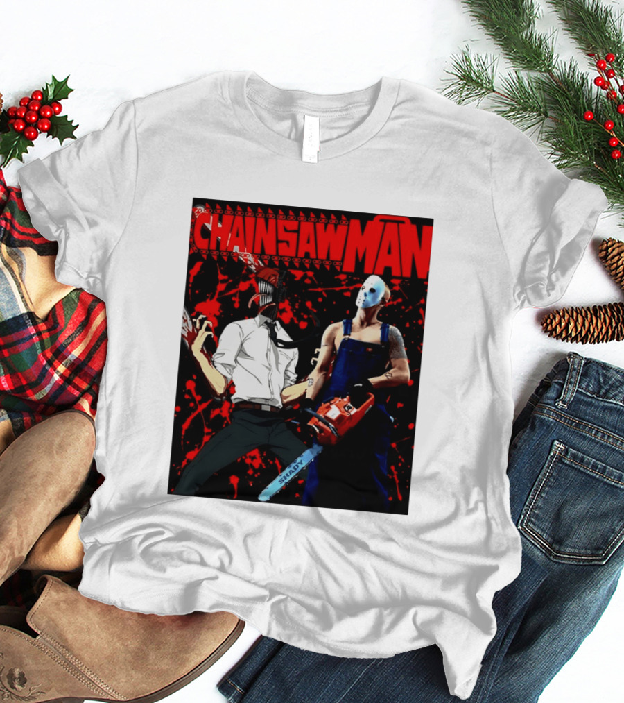 Chainsaw Man Shady Anime Horror T-Shirt
