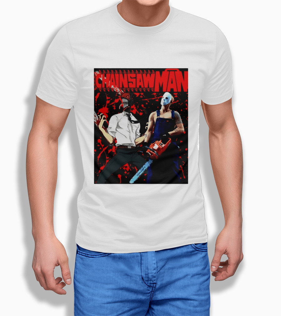 Chainsaw Man Shady Anime Horror T-Shirt