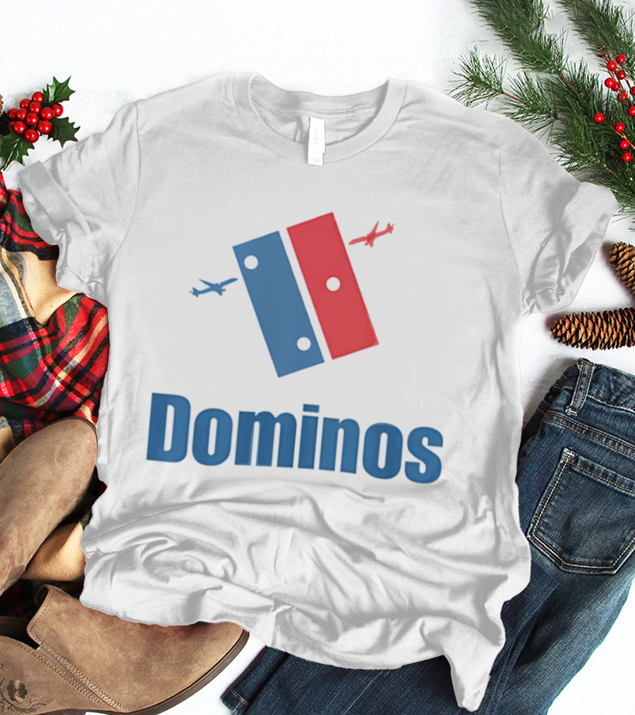 Dominos 9.11 Parody With Plane T-Shirt