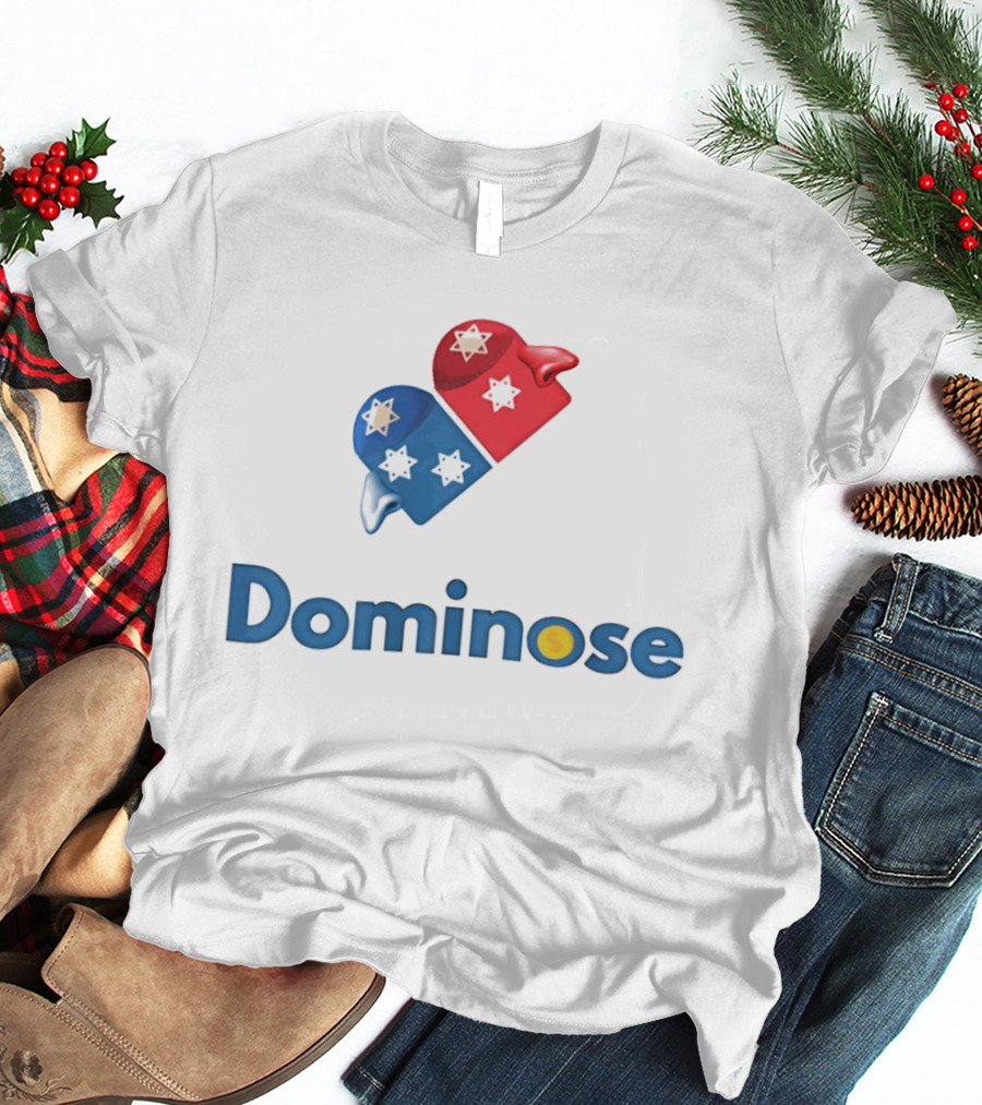 Dominoes Star Red Blue T-Shirt