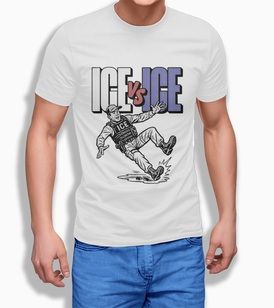 ICE Vs ICE 2026 Slippery Encounter T-Shirt