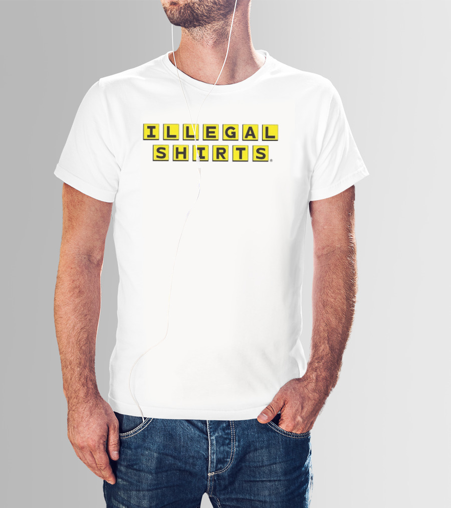 Illegal Waffle House Yellow Crossword Illegal T-Shirt