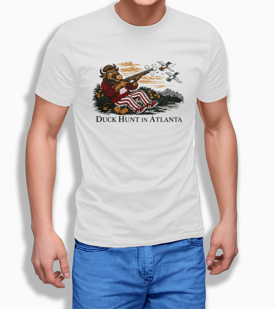 Indiana Hoosiers Duck Hunt In Atlanta Sports Fan T-Shirt
