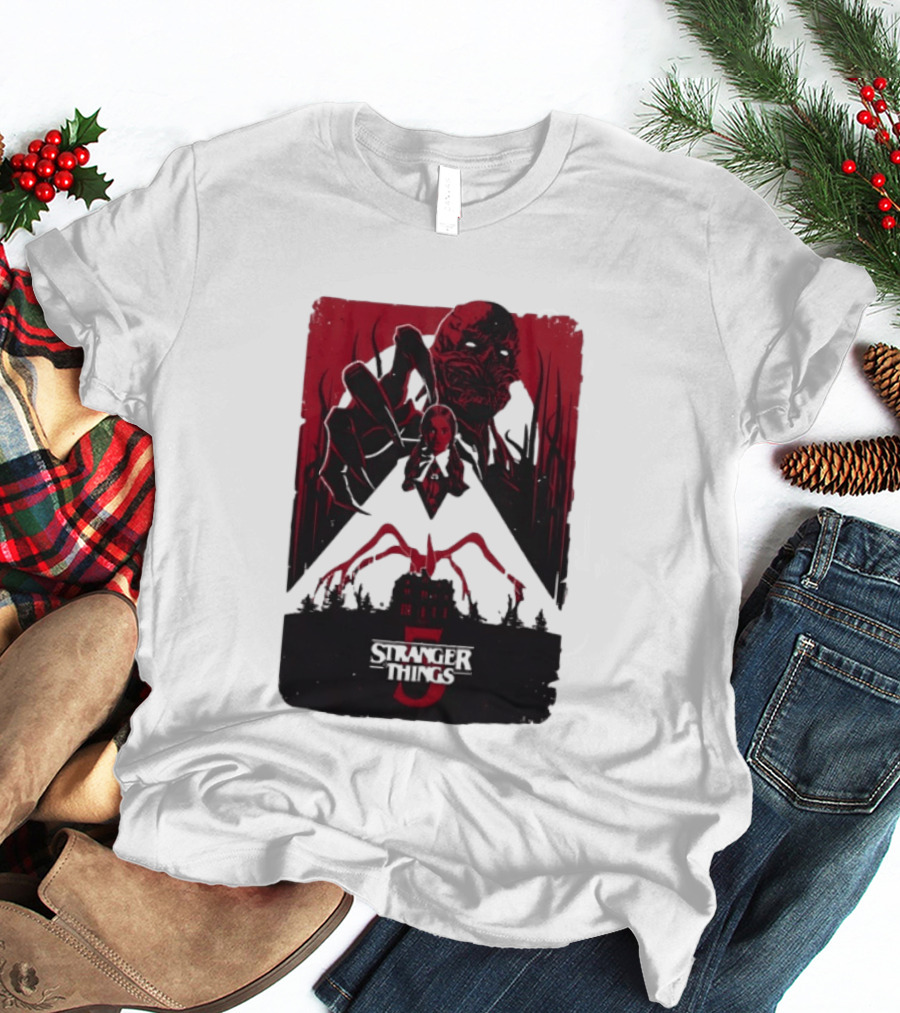 Stranger Things Season 5 Vecna Max Red T-Shirt
