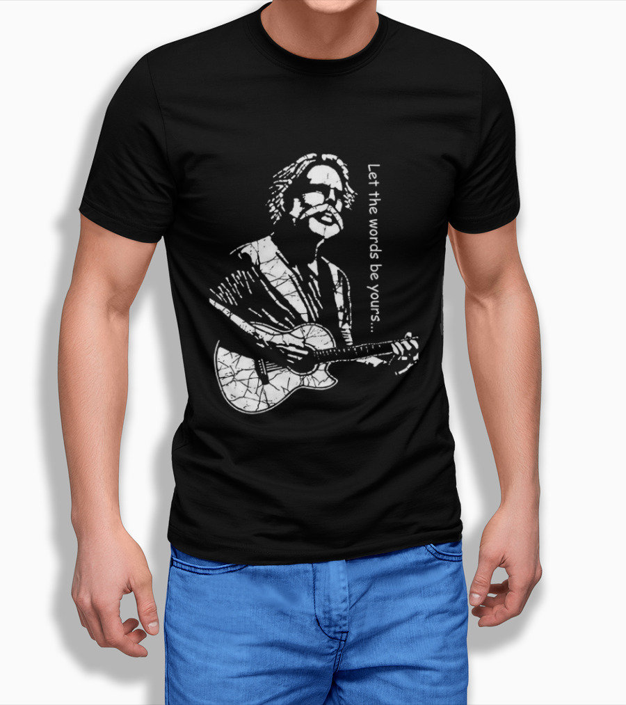 Bob Weir Let The Words Be Yours Acoustic Guitar T-Shirt