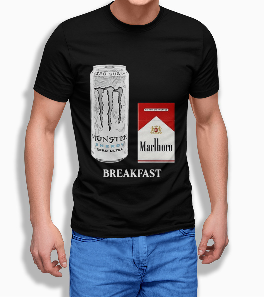 Monster Zero Ultra Marlboro Red Breakfast Combo T-Shirt