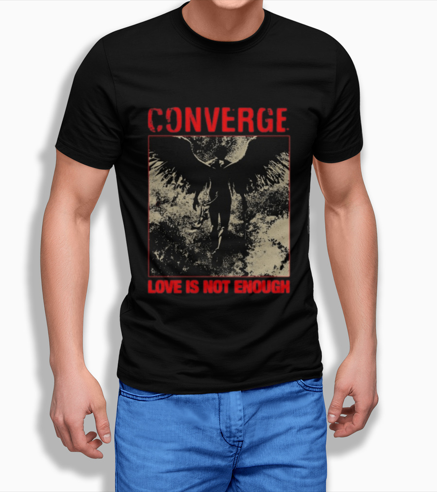 Converge Love Is Not Enough Angel Wings T-Shirt