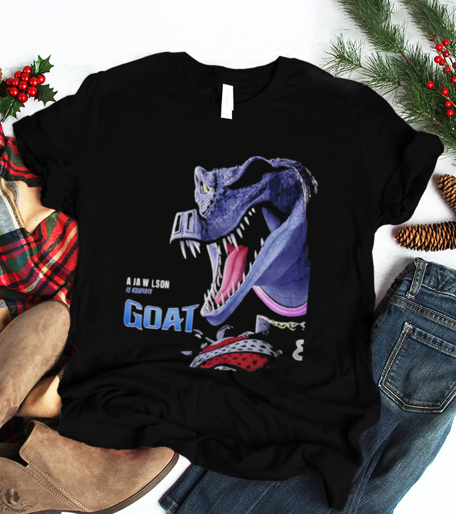 Aja Wilson Presents Goat Movie Kouyate Theatres February 13 2026 Dinosaur Monster T-Shirt